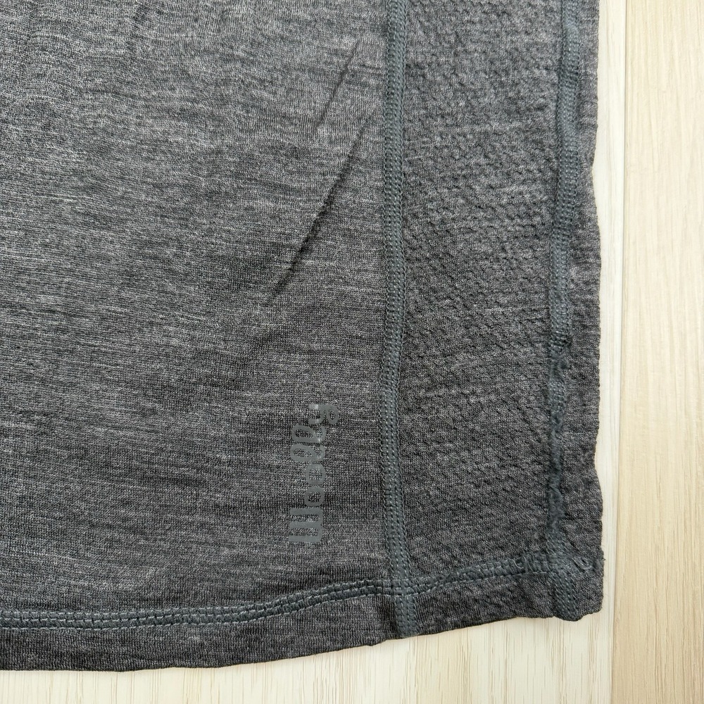 Woolly Men's 100% Merino Wool Short Sleeve Gray Tee T-Shirt Size L Large - Picture 10 of 11